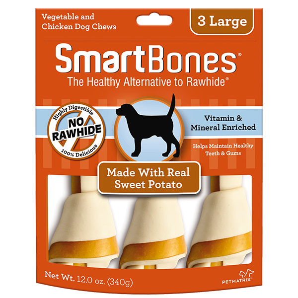 Smart Bone Smart Bones Sweet Poatao Large 3pk