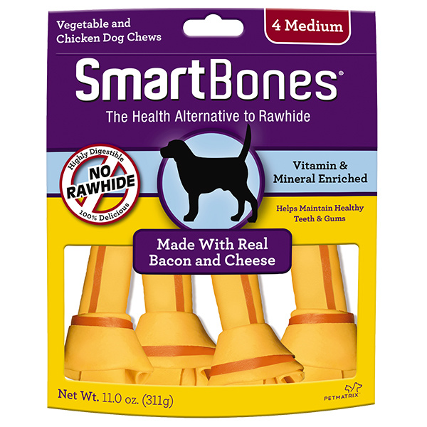 Smart Bone Medium Bacon/ Cheese 4 pk