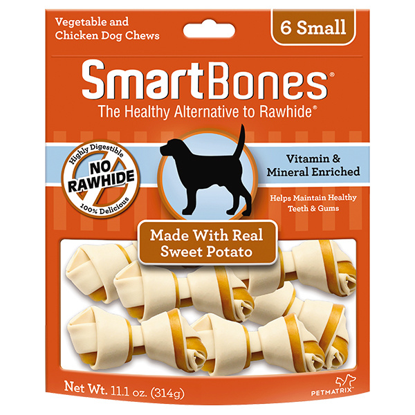 Smart Bone Small 6 pk Sweet potato