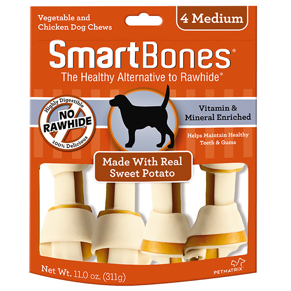 Smart Bone Sweet Potato Medium 4 pk