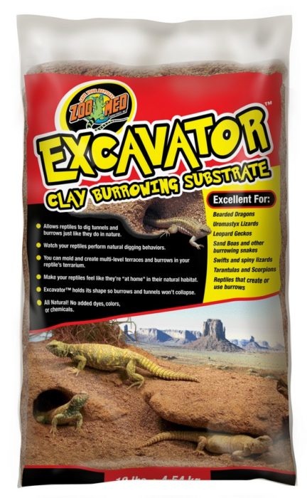  Pet Supply Zoomed Excavator Clay Burrow Substrate 10 lb. : Pet  Habitat Bedding : Pet Supplies