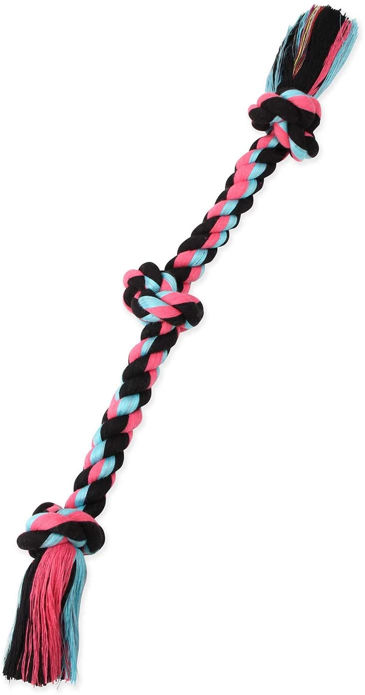 Mammoth Flossy Chew 20" 3 knot rope