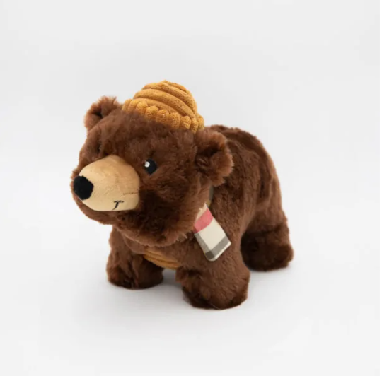ZippyPaws ZippyPaws - Grunterz Bear - Plush Toy for Dog - Large