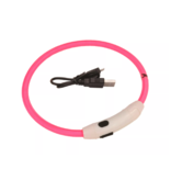 Coastal Pet USB Light up Neck Ring pink 24"