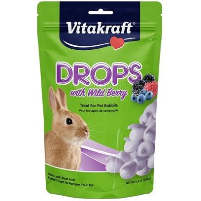 Vitakraft Vitakraft Treat Rabbit Drops With Wildberry