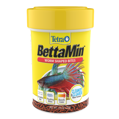 Tetra Betta Food Worm Shaped