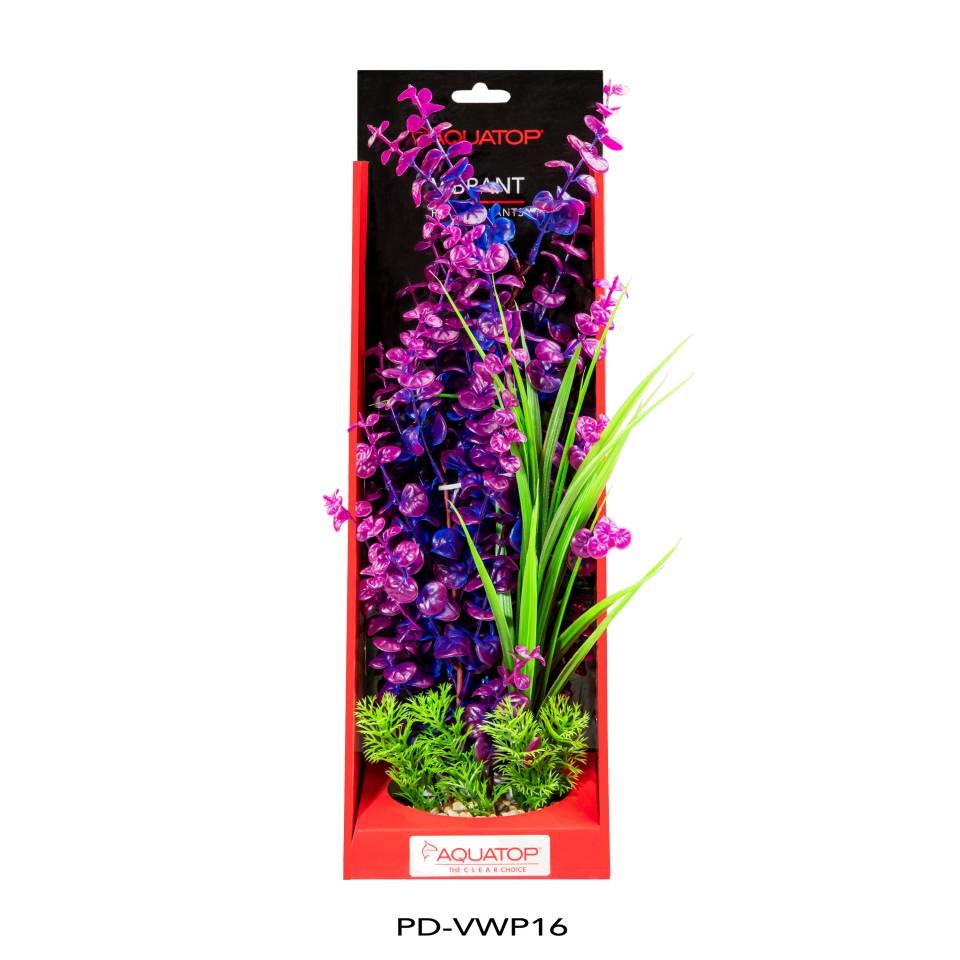 Aquatop AquaTop Vibrant Wild Purpleberry Plant 16"