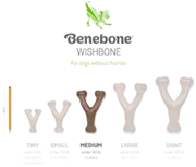Benebone Benebone Chicken Flavored Wishbone Chew Toy For Dog, Medium