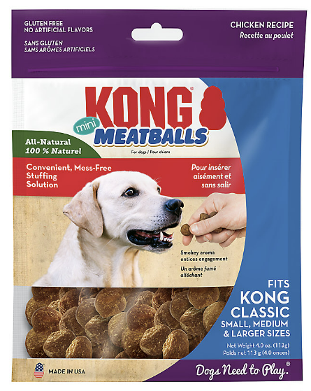 Kong Kong Mini Meatballs Chicken Flavor, 4oz
