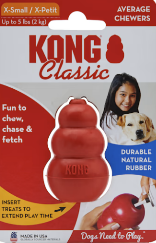 Kong Kong - Classic - Red - x-Small/x-Petit