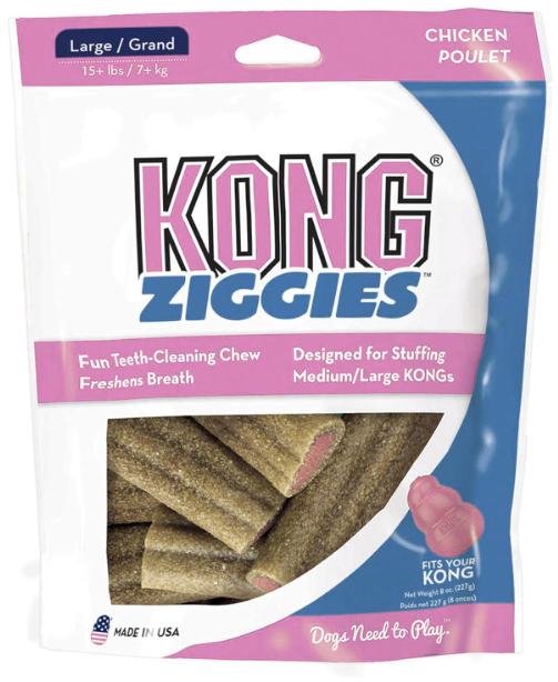Kong Kong - Ziggies Adult Dog Treats - Chicken Flavored - 8 oz.