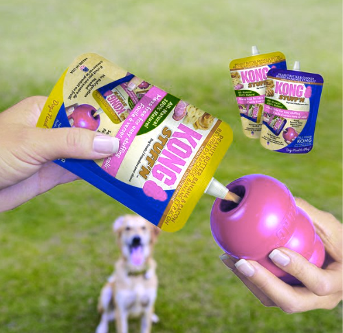 Kong KONG Stuff'N Peanut Butter, Banana & Bacon Lickable Dog Treat, 6-oz pouch