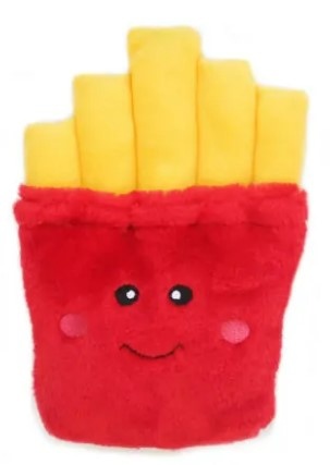 ZippyPaws ZippyPaws  NomNomz  Fries, Plush Squeaker Dog Toy For The Foodie Pup