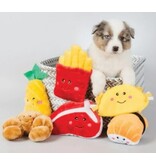 ZippyPaws ZippyPaws  NomNomz  Fries, Plush Squeaker Dog Toy For The Foodie Pup