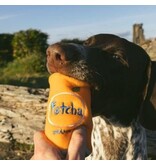 ZippyPaws ZippyPaws - Squeakie Can, Stuffing Squeaker Plush Beverage Dog Toy - Orange Fetcha