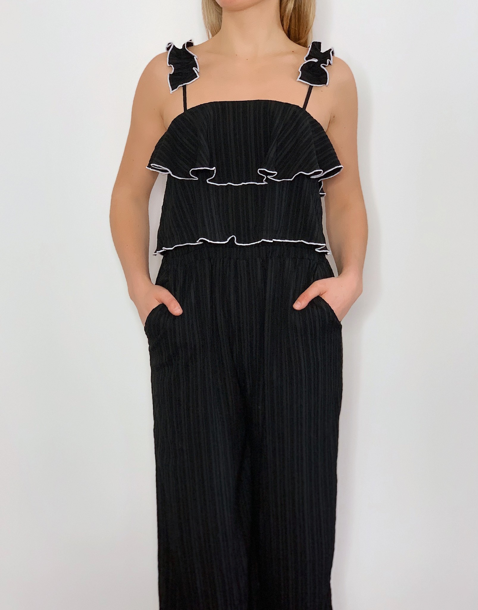 jumpsuit with frills