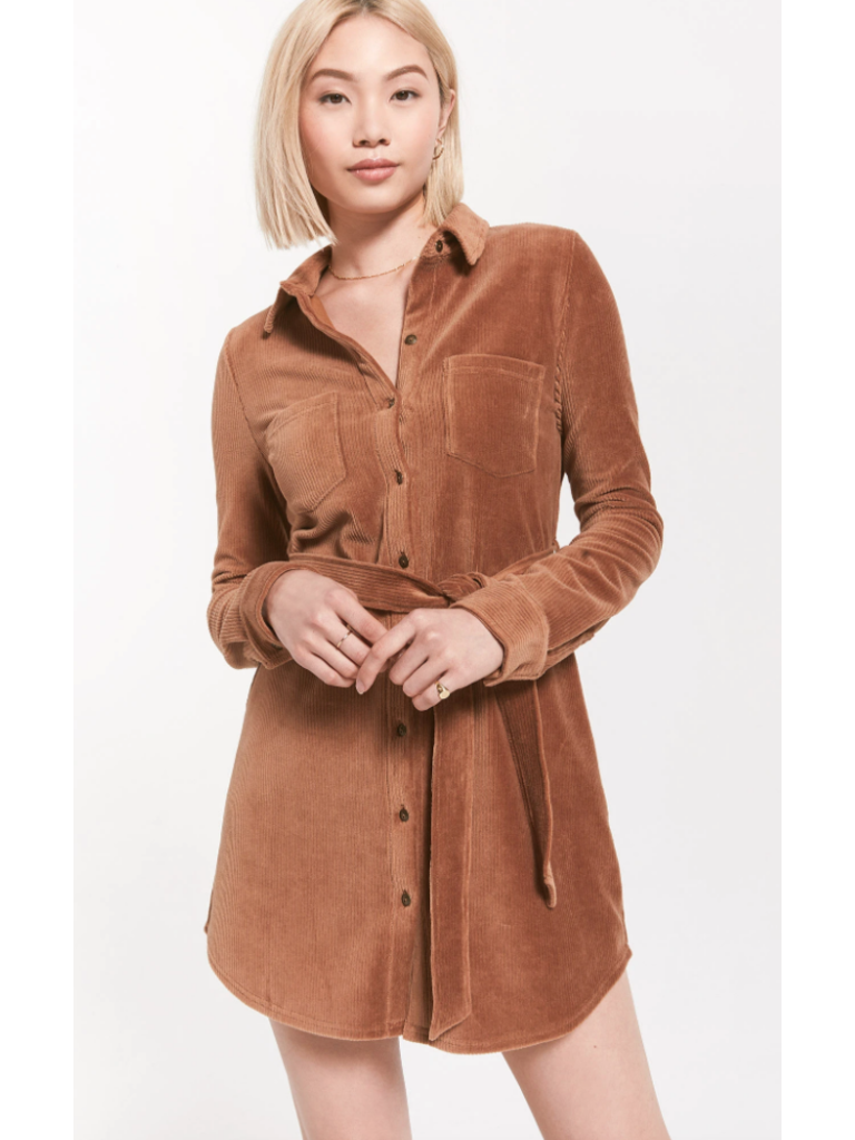 Cord mini dress top