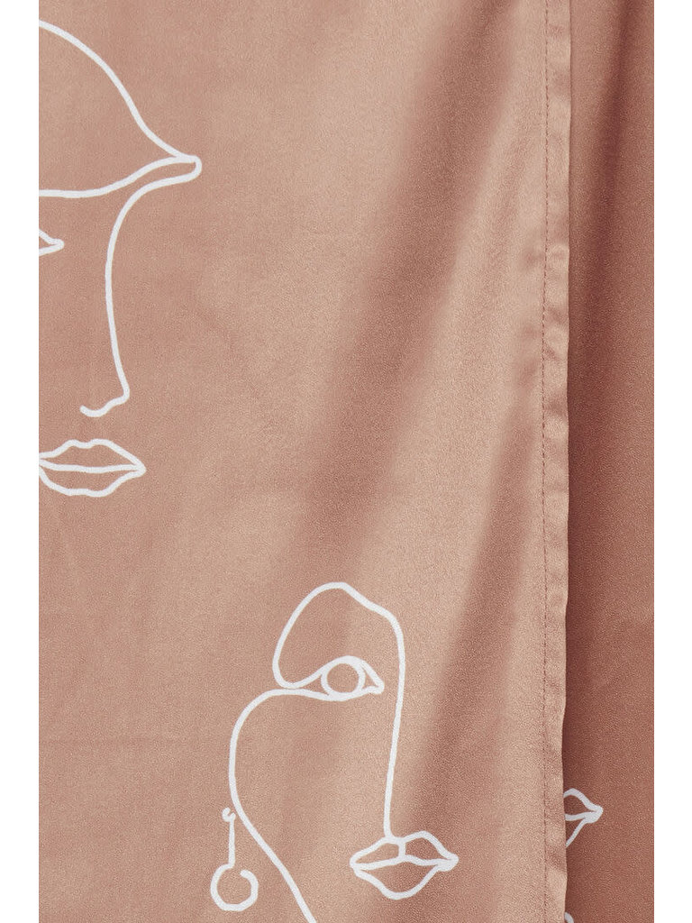 ICHI Silhouette Wrap Skirt