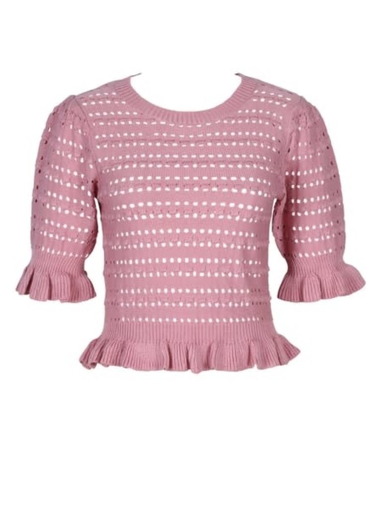Mink Pink Love Frill Knit