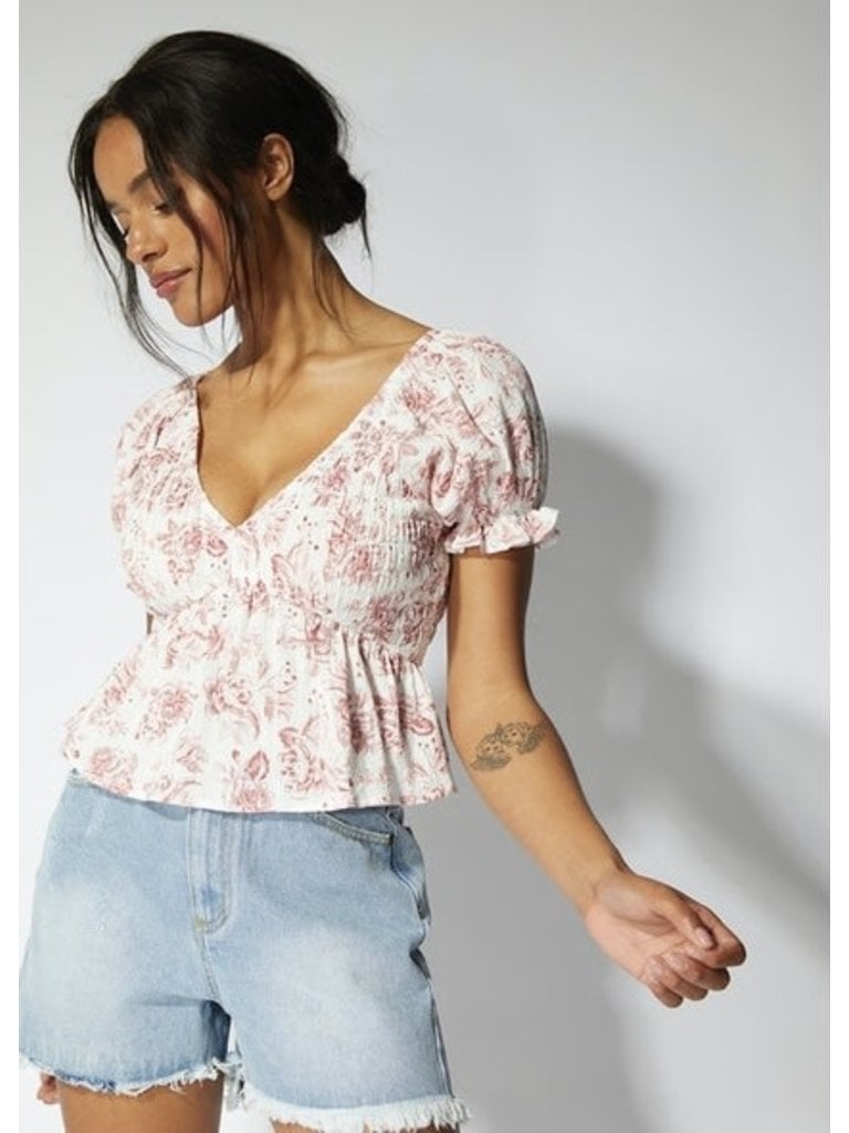 Mink Pink Love Story Top