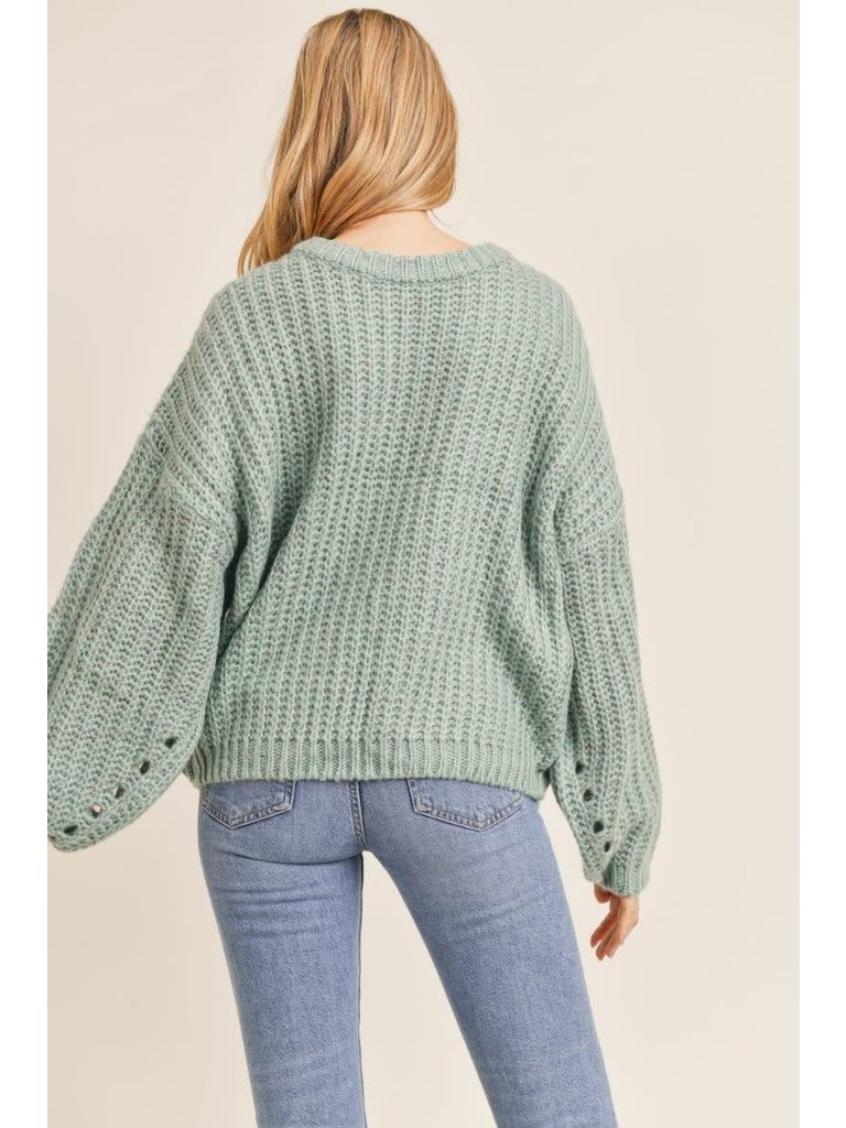 Sadie & Sage Autumn Mint Sweater