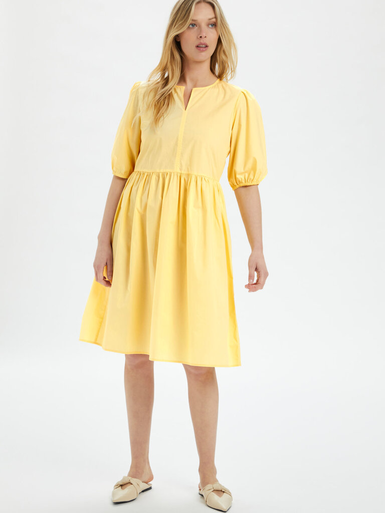 Soaked In Luxury Banana Tiered  Dress