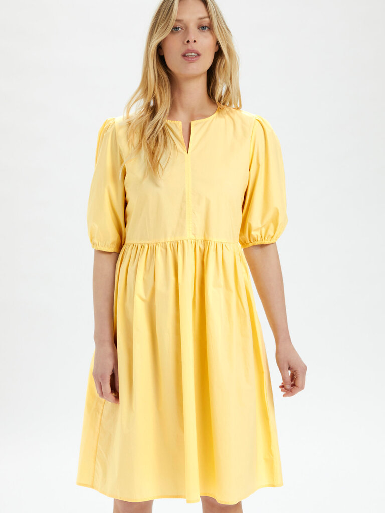 Soaked In Luxury Banana Tiered  Dress