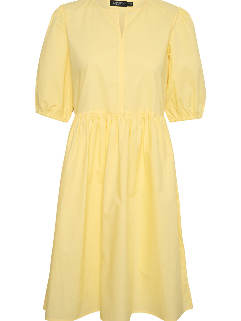 Soaked In Luxury Banana Tiered  Dress