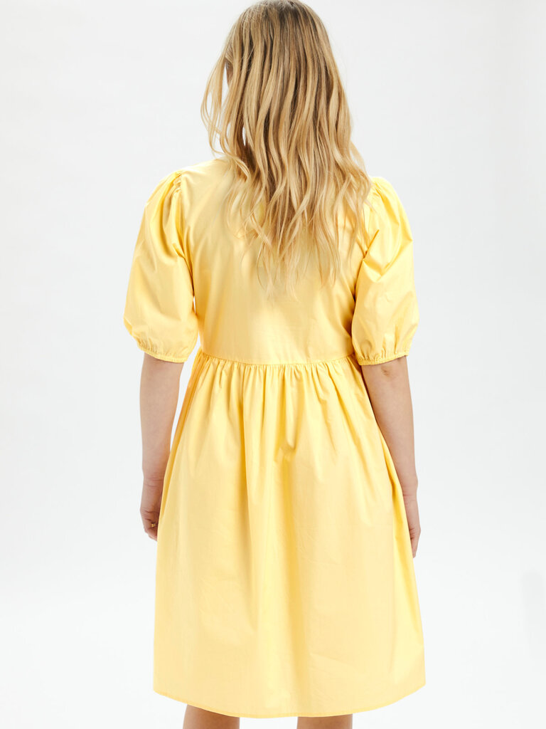 Soaked In Luxury Banana Tiered  Dress