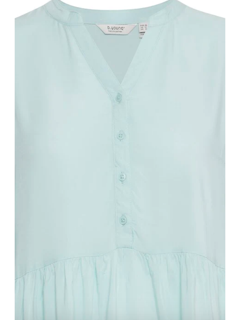 B. Young Mint Button Tunic