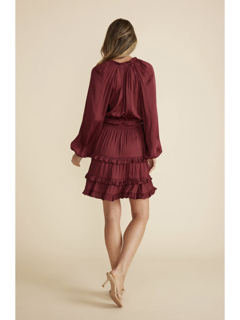 Mink Pink Merlot Mini Dress