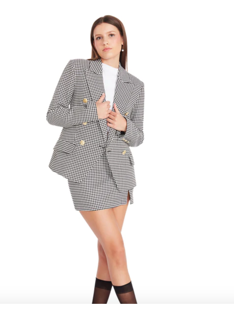 Steve Madden Gwen Check Blazer