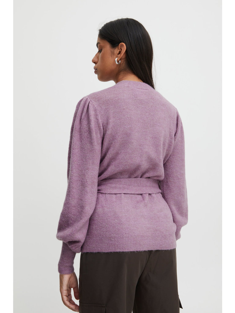 ICHI Smoky Lilac Cardi