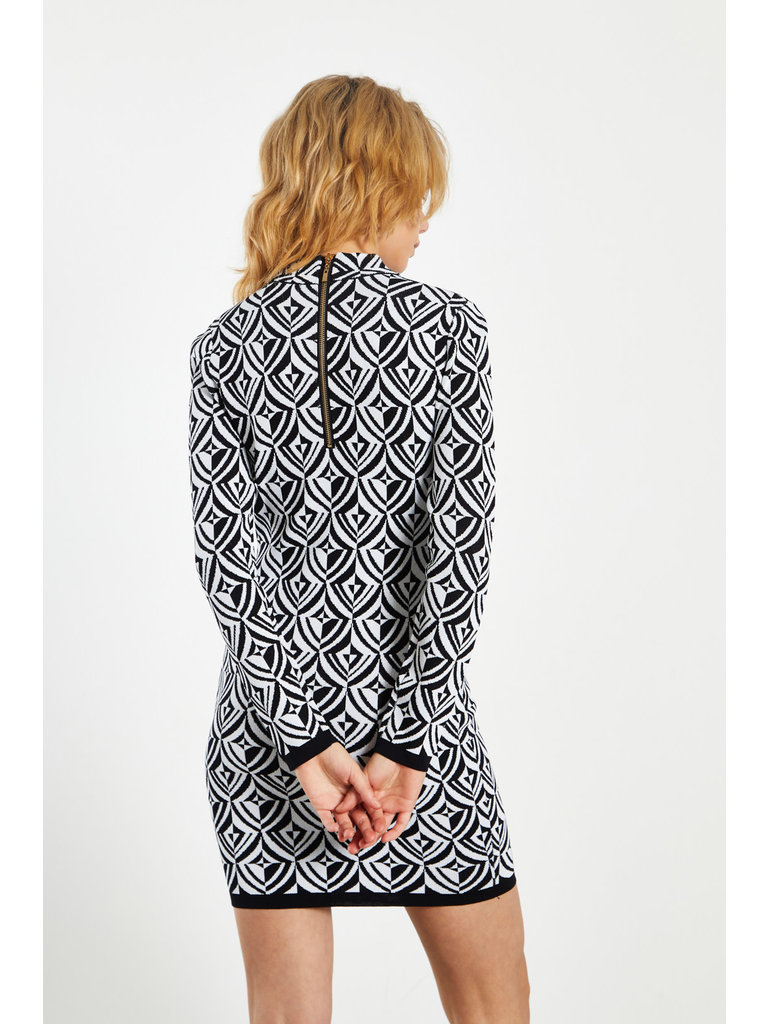 Glamorous Geo Print Knit Mini