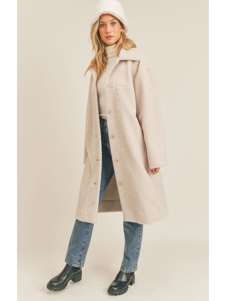 Sadie & Sage Teddy Long Coat