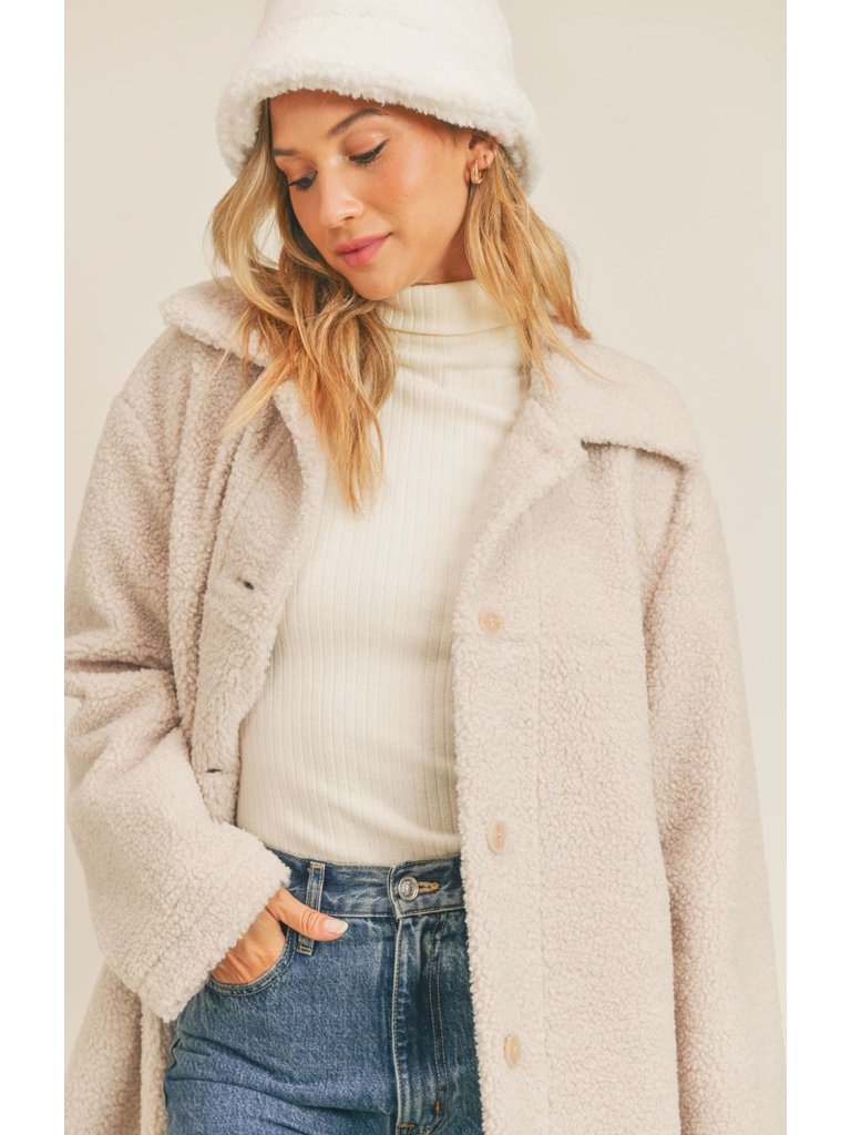 Sadie & Sage Teddy Long Coat