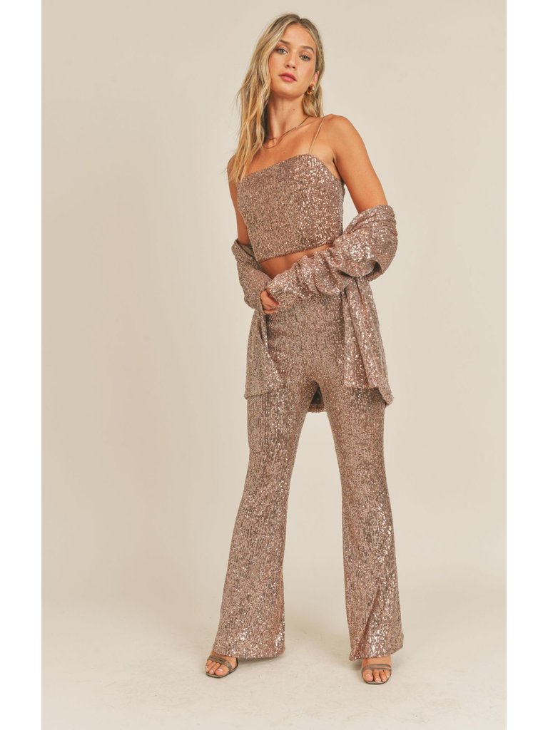 Sadie & Sage Abba Sequin Pants