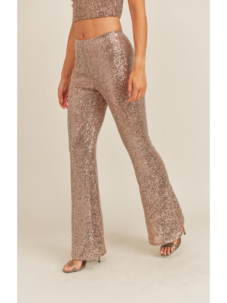 Sadie & Sage Abba Sequin Pants