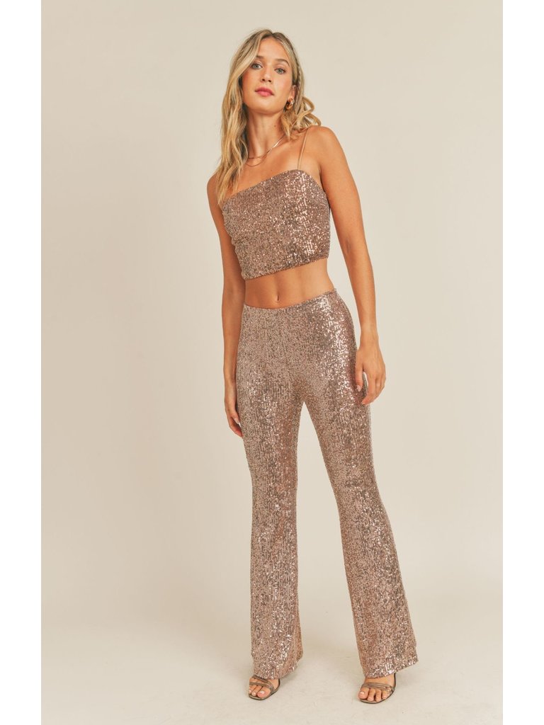 Sadie & Sage Abba Sequin Pants