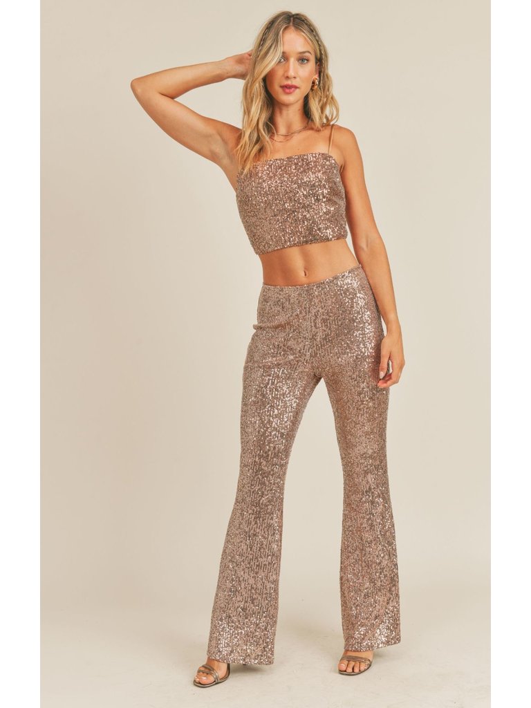 Sadie & Sage Abba Sequin Pants