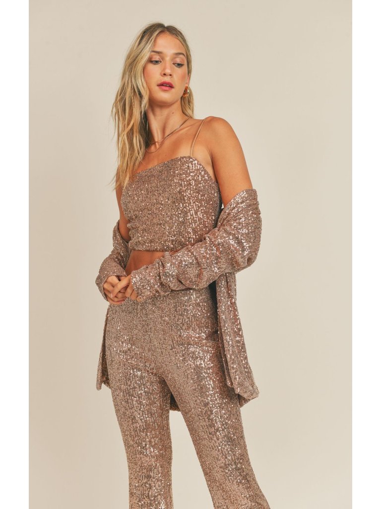 Sadie & Sage Abba Sequin Top