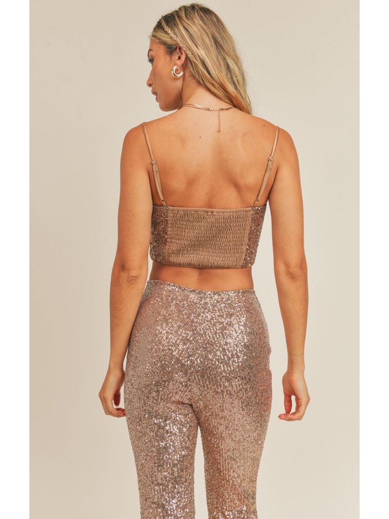 Sadie & Sage Abba Sequin Top