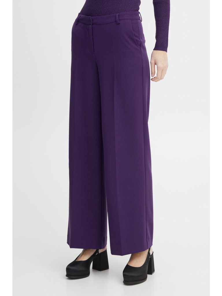 ICHI Neon Violet Pants