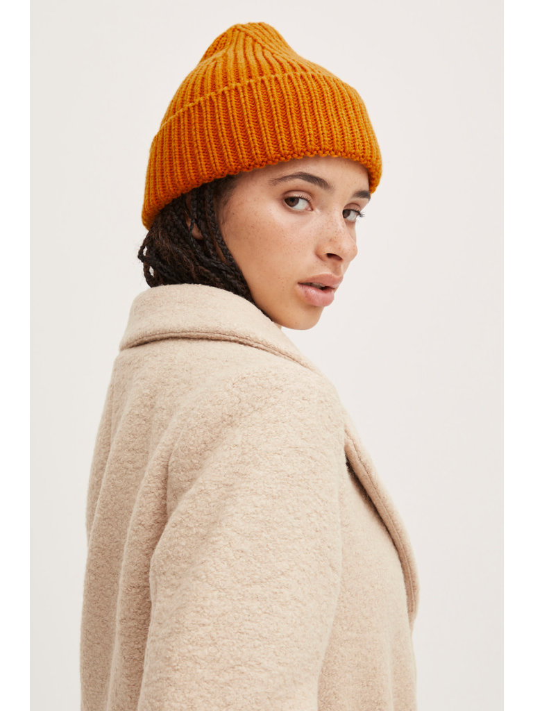 ICHI Orange Knit Hat