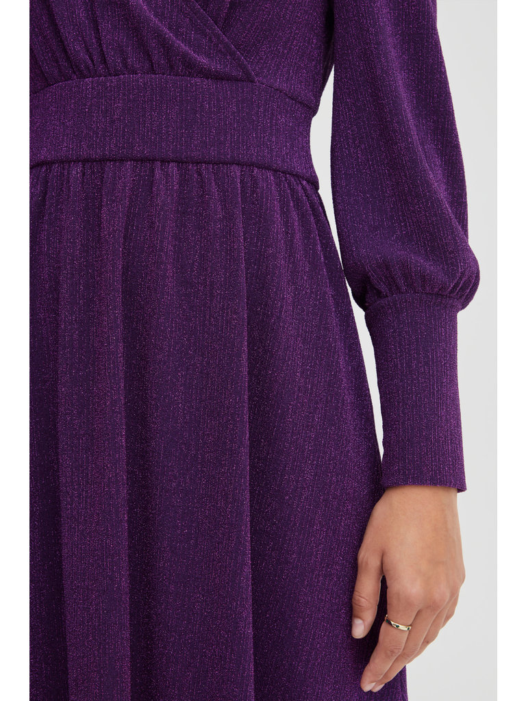 ICHI Sparkle Violet Dress