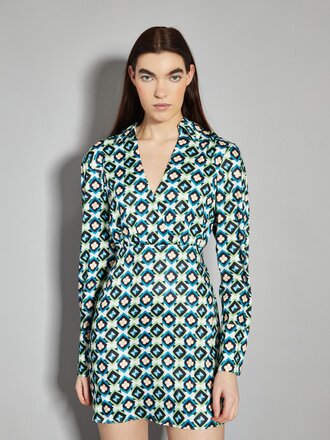 Glamorous Geo Floral Mini