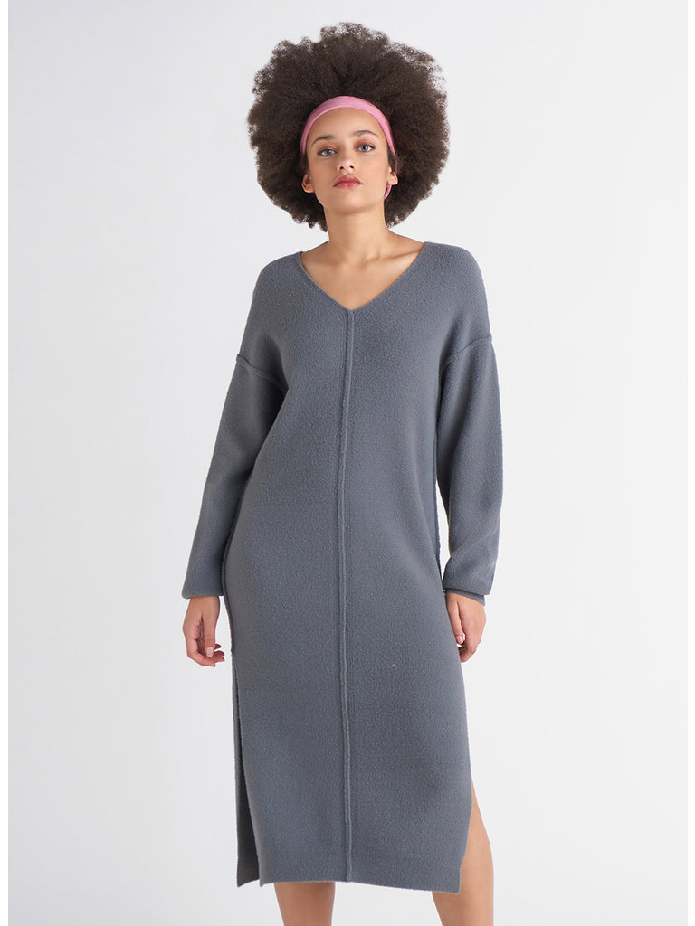 Dex Grey Sweater Midi