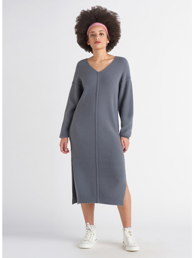 Dex Grey Sweater Midi