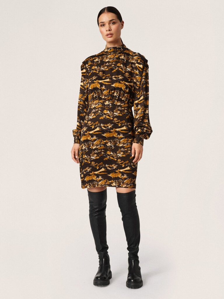 Soaked In Luxury Mountain Print Dress