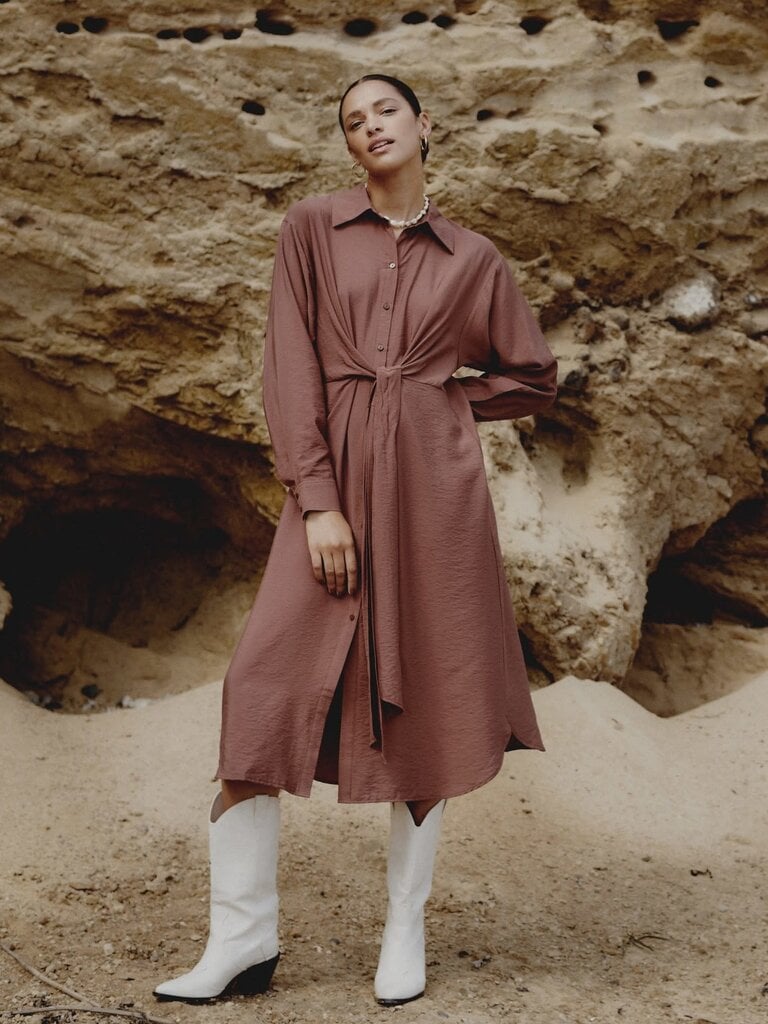 Soaked In Luxury Mountain Print Dress